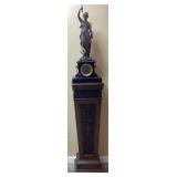 ANTIQUE FRENCH FIGURAL MYSTERY CLOCK CIRCA 1875