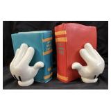 (2) VTG. DISNEY MICKEY MOUSE BOOKENDS