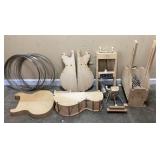 Blues Creek Guitars jigsaw, guitar making
