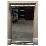 DECORATIVE BEVELED WALL MIRROR, 20in x 37in