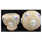 (2) ANTIQUE VICTORIAN GONE WITH THE WIND CHERUB/