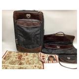Brighton Luggage set with black and brown