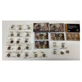 38 Presidential and Sacagawea dollar coins