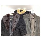 Chicos Long 100% Suede Leather Jacket Duster and