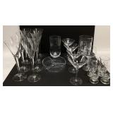 Large Collection of Stemware