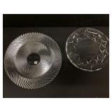 Tiffany & Co Riedel Swirl Crystal Plate Platter