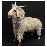 Antique French or German bisque sheep sculpture