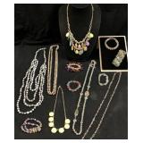 ASSORTED COSTUME JEWELRY, OLIVIA DIVINE, CHICOï¿½S