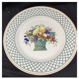 VILLEROY & BOCH BASKET PATTERN CHOP PLATE,