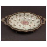 Vintage Hua Rong Tang Zhi soap dish hand painted