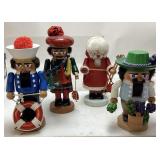 (4) STEINBACH WOODEN NUTCRACKERS, SCOTTISH