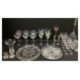 VTG Collection of Crystal Stemware, serving