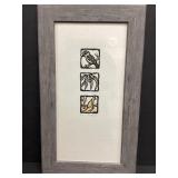Australian linocut print by artist J. Webster