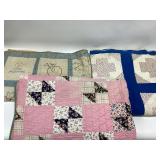 3 Vtg Quilts childrenï¿½s ABC quilt,