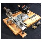 VTG. WATCHMAKERS LATHE, POLISHED STEEL, VTG.