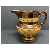 Antique Victorian Staffordshire Pottery Copper