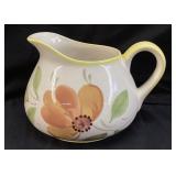 HAND PAINTED 4cup FLORAL PITCHER, MADE IN PORTUGAL