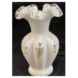 FENTON VIOLETS IN THE SNOW SILVER CREST MILK
