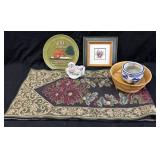 ASSORTED COLLECTIBLES, OLD SALEM PLATE, SIGNED