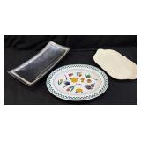 (3) SERVING PLATTERS, TOWLE, ROSENTHAL, COUNTRY