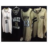 ASSORTED WAKE FOREST DEMON DEACONS APPAREL, WFU