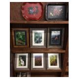FULL CABINET OF ARTWORK, SMALL PRINTS OUTDOOR
