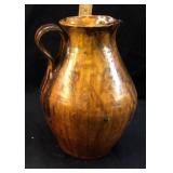 ANTIQUE 10in BENNINGTON POTTERY PITCHER