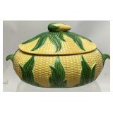 VTG. CERAMIC CORN CASSEROLE DISH/SOUP TUREEN