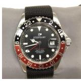 Steinhart Ocean One GMT watch with black