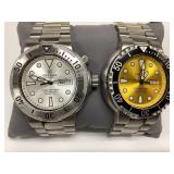 2 Deep Blue Sun Diver Watches
