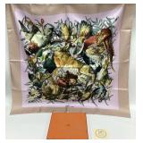 Hermï¿½s "Gibiers" silk scarf designed by Henri de