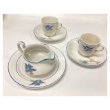 Vtg Homer Laughlin "Bluebird" china