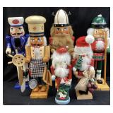 (6) ASSORTED VTG. CHRISTMAS NUTCRACKERS, 2004