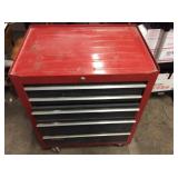 5 DRAWER ROLLING TOOL CHEST w TOOLS