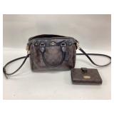 Vtg Coach Signature Rowan Satchel