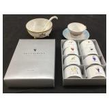 POTTERY BARN REINDEER NAPKIN RINGS,