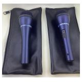 2 OPTIMUS 33-7057 Dynamic mics with 5 cables