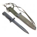 VTG. U.S. MILITARY M7 BAYONET w M8A1 SCABBARD