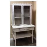 PRIMITIVE FARMHOUSE KITCHEN HUTCH
