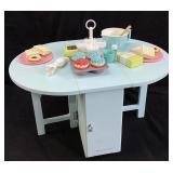 AMERICAN GIRL DOLL BAKING TABLE & TREATS