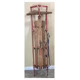 VTG. FLEXIBLE FLYER STEEL RUNNER SLED