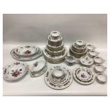 62) Vtg Harmony House "Dresdania" fine china