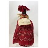 BLACK AMERICANA DOLL, 10in H