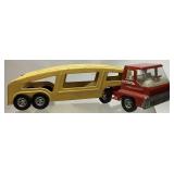 VTG. PRESSED STEEL STRUCTO CAR HAULER SEMI TRUCK