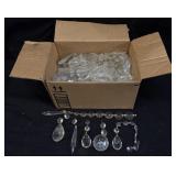 BOX OF ASSORTED CRYSTAL PRISMS