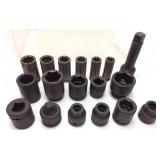 (18) HEAVY DUTY BLACK OXIDE 6 POINT & 12 POINT
