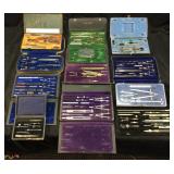 (11) ASSORTED VINTAGE DRAFTING INSTRUMENT SETS,