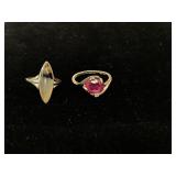 10k Gold Ruby ring and