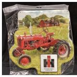 IH FARMALL CUB TRACTOR FARM SCENE TIN SIGN,