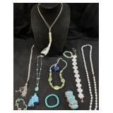 ASSORTED COSTUME JEWELRY, ANN TAYLOR, NAPIER